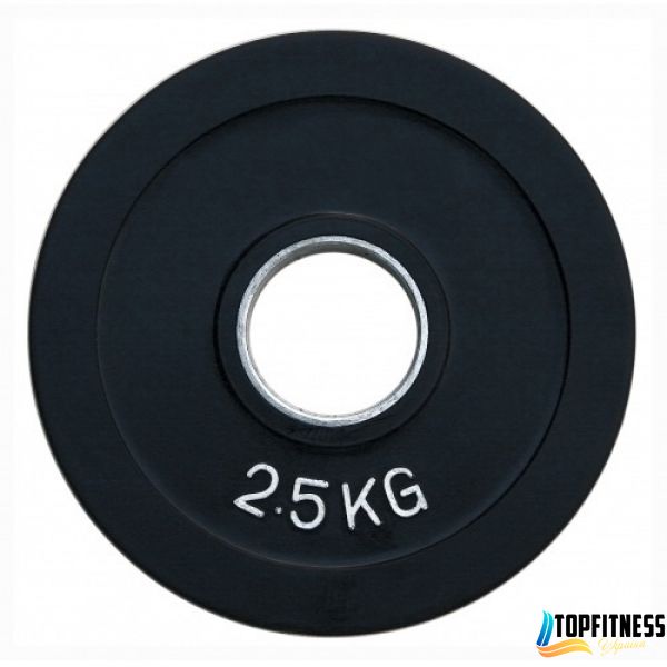 Диск олімпійський гумовий кольоровий Fitnessport RCP19-2,5 кг RCP19-2,5 фото