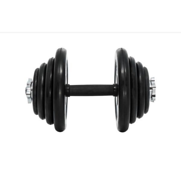 Гантелі набірні Fitnessport DB-01-31 кг (ручка - каучук) пара DB-01-31 фото
