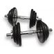 Гантелі набірні Fitnessport DB-02-21 кг (ручка - хром) пара DB-02-21 фото 1