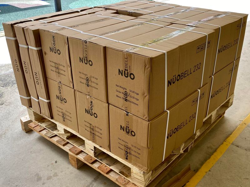 Гантелі регульовані набірні NUO Nuobell NB232 / 2-32 кг / пара зі стійкою FBFS1 NB232+FBFS1 фото