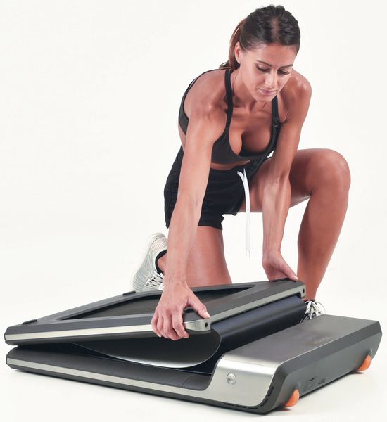 Беговая дорожка Toorx Treadmill WalkingPad with Mirage Display Mineral Grey (WP-G) 929880 фото