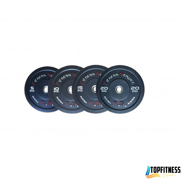 Бамперний диск для кросфіту Fitness Service RCP23-15 кг RCP23-15 фото