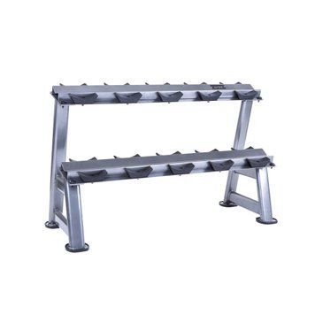 Стійка гантельна 2-х ярусна Generation Fitness DR-06 (на 5 пар) 10139 фото