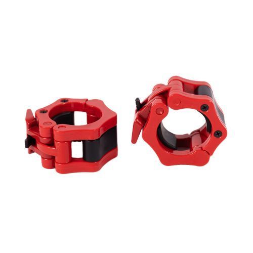 Замок для грифа пластик Generation Fitness FF61D1 (пара) червоний 523486 фото