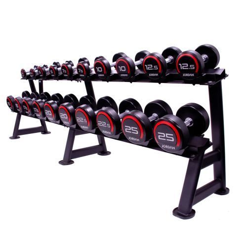 Стійка гантельна 2-х ярусна Generation Fitness FF71D2E (на 12 пар) 10142 фото