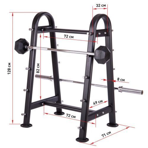 Стійка для штанг та грифів Generation Fitness DR-09 10143 фото