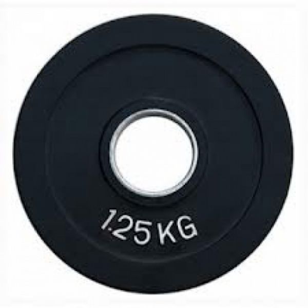 Диск олимпийский цветной резиновый Fitnessport RCP19-1,25 кг RCP19-1,25 фото
