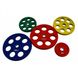 Диск олимпийский цветной резиновый Fitnessport RCP19-1,25 кг RCP19-1,25 фото 2