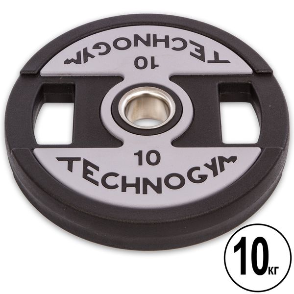 Диск поліуретановий Technogym 10 кг, ø51 мм, TG-1837-10 TG-1837-10 фото