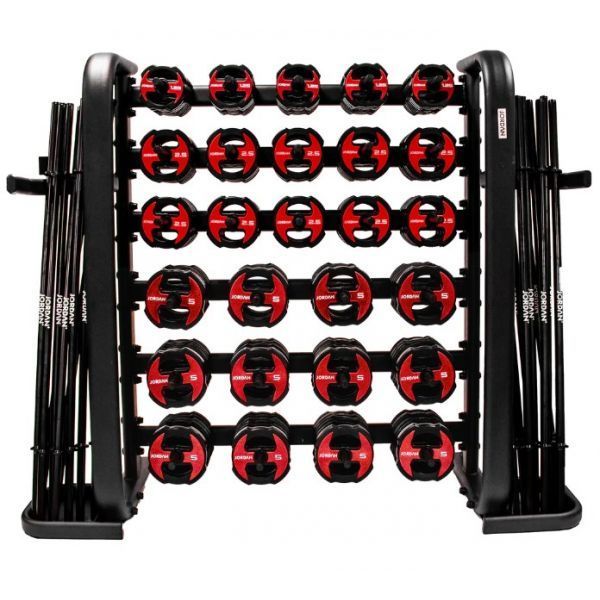Стойка для аэробных штанг Fitnessport DR-13/2 (на 10 комплектов) DR-13/2 фото
