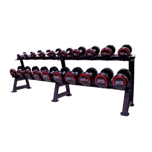 Стійка гантельна 2-х ярусна Generation Fitness FF71D2C (на 10 пар) 10266 фото