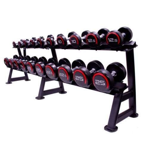 Стійка гантельна 2-х ярусна Generation Fitness FF71D2C (на 10 пар) 10266 фото