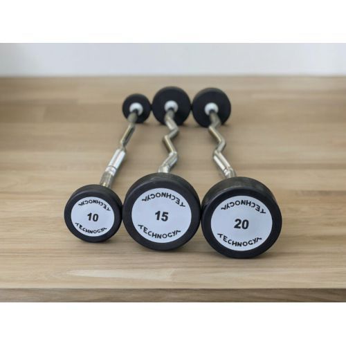 Набор изогнутых штанг с фиксированным весом шаг 5 кг общий вес 100 кг Technogym TGW-10-30 кг 131577 фото