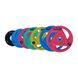 Диск олімпійський гумовий кольоровий Fitnessport RCP20-1,25 кг RCP20-1,25 фото 4