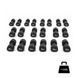 Гантельный ряд 1&ndash;10 кг Generation Fitness FF51D6C-1-10kg с уретановым покрытием 523024 фото 1