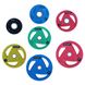 Диск олимпийский цветной резиновый Fitnessport RCP20-1,25 кг RCP20-1,25 фото 2