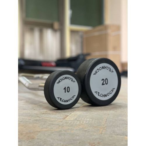 Набор изогнутых штанг с фиксированным весом шаг 5 кг общий вес 175 кг Technogym TGW-10-40 кг 131579 фото
