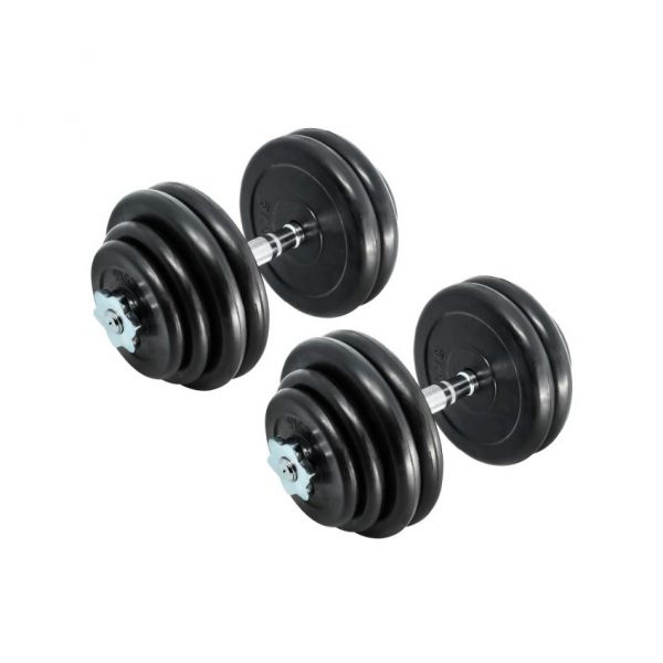 Гантели наборные Fitnessport DB-02-31 кг (ручка - хром) пара DB-02-31 фото