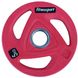 Диск олимпийский цветной резиновый Fitnessport RCP20-5 кг RCP20-5 фото 1