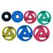 Диск олімпійський гумовий кольоровий Fitnessport RCP20-10 кг RCP20-10 фото 3