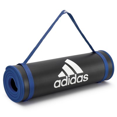 Мат для фитнеса Adidas ADMT-12235BL черный/синий ADMT-12235BL фото