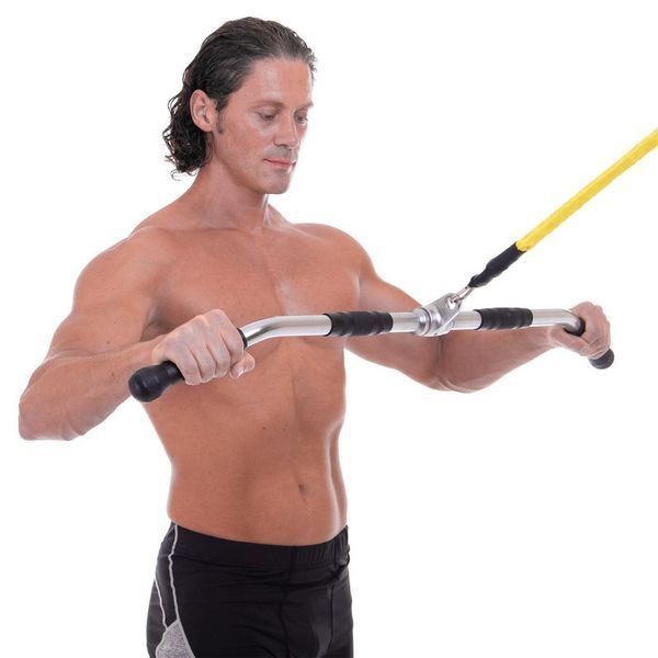 Рукоятка для верхней тяги Generation Fitness MB-12 (в резине) 10131 фото