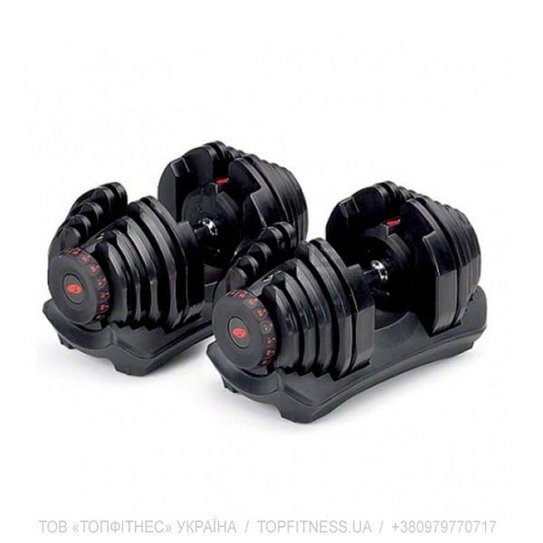 Набірні регульовані гантелі Bowflex SelectTech 1090i 5-40 кг / пара SelectTech 1090i фото