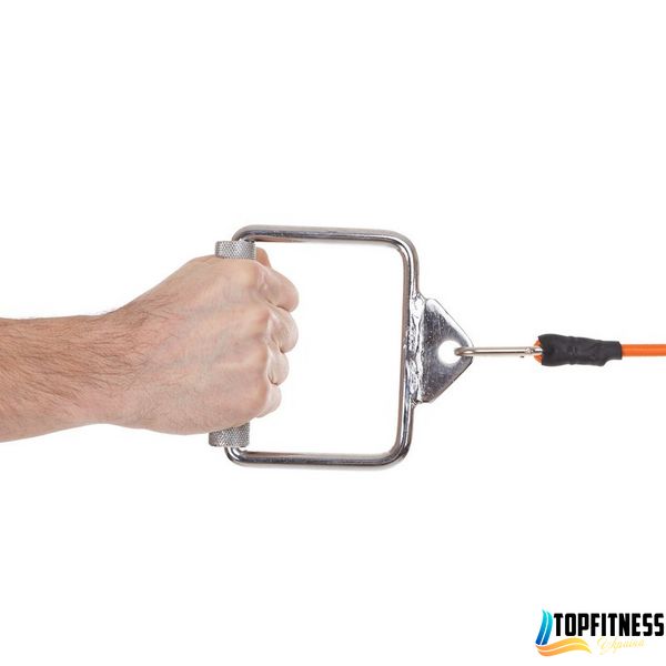 Рукоятка для тяги однією рукою Fitnessport MB-01/2 (хром) MB-01/2 фото