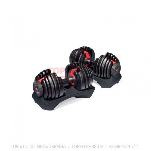 Набірні регульовані гантелі Bowflex SelectTech 552i 2-24 кг / пара SelectTech 552i х 2 фото