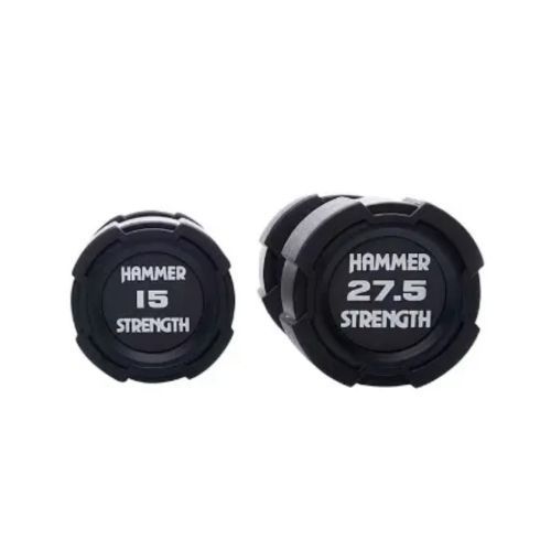 Гантельний ряд 2.5-50 кг Hammer Strength TPU (20 пар) 1050 кг 523473 фото