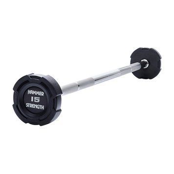 Прямая уретановая штанга Hammer Strength 15 кг FF15TPP 523120 фото