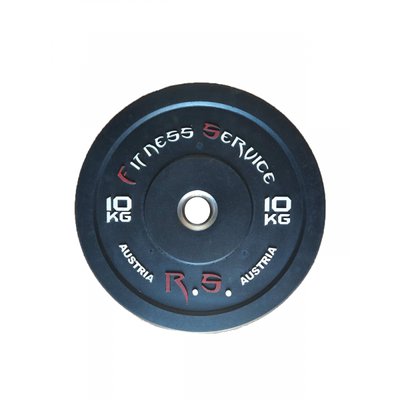 Бамперний диск для кросфіту Fitness Service RCP23-10 кг RCP23-10 фото