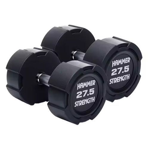 Гантельний ряд 2.5-30 кг Hammer Strength TPU (12 пар) 390 кг 523482 фото