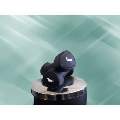 Гантели с уретановым покрытием 1 кг Generation Fitness FF51D6C-1kg (пара) 523014 фото