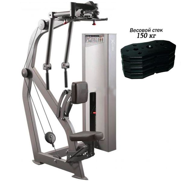 Тренажер для м'язів грудей та задніх дельт InterAtletika X124.1 стек 150 кг X124.1 фото