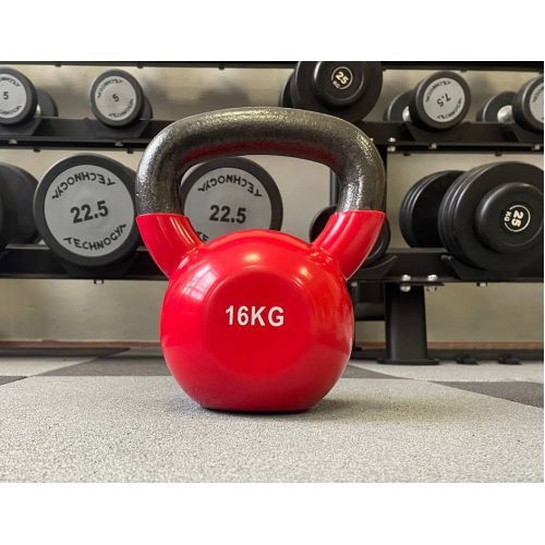 Чугунная гиря с виниловым покрытием 16 кг Generation Fitness FF51F1A-16kg 522877 фото